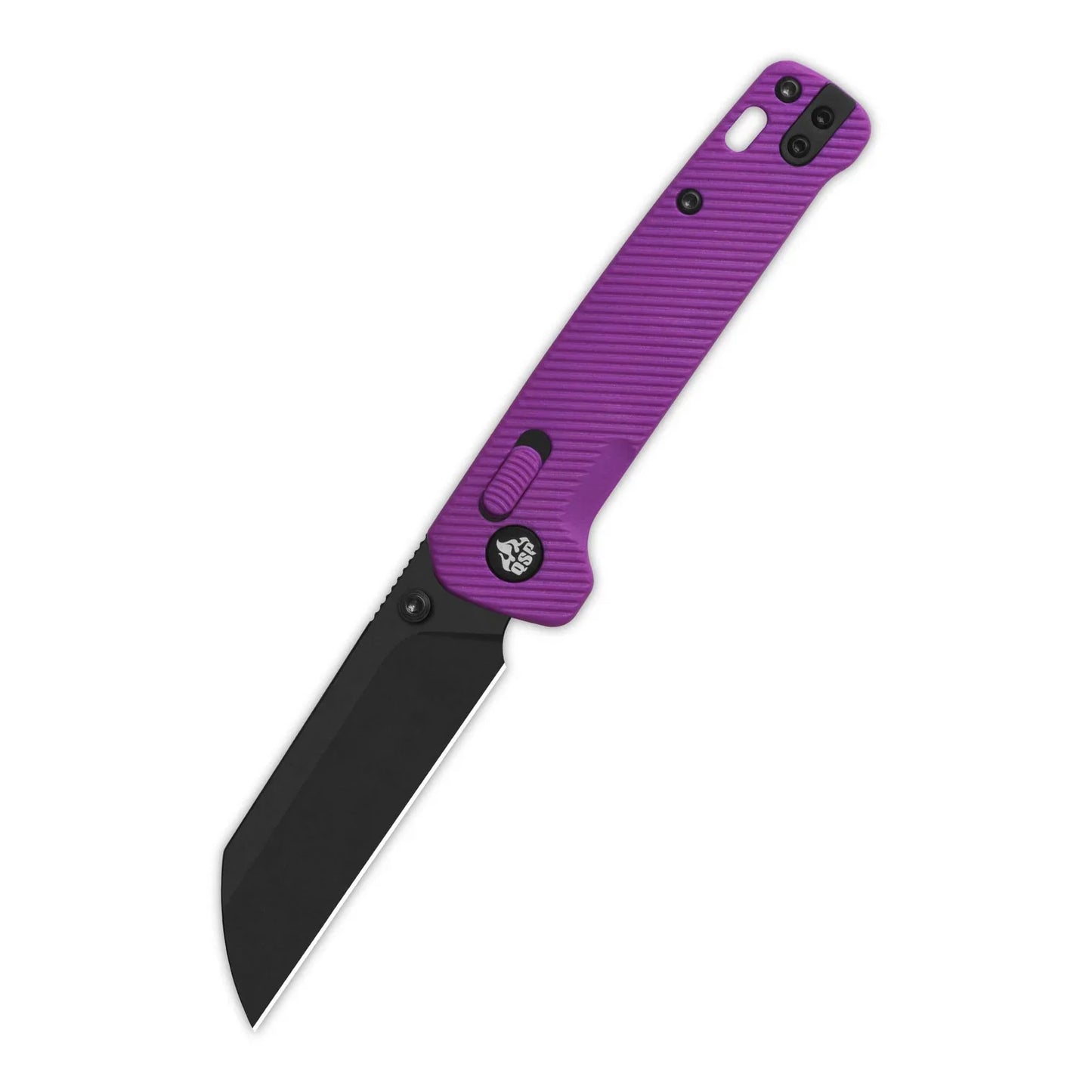 QSP Penguin 3.06" 14C28N Blade Purple FRN Handle QS130GL-E2