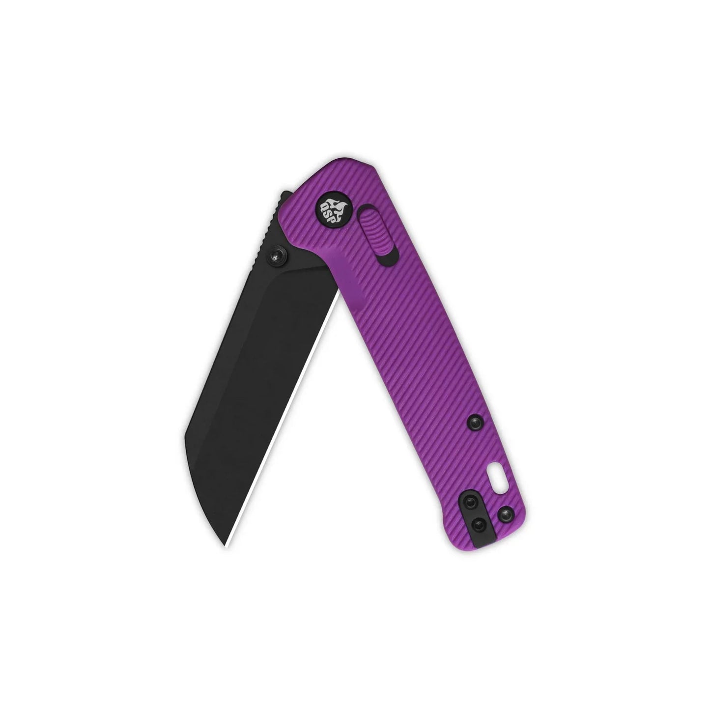 QSP Penguin 3.06" 14C28N Blade Purple FRN Handle QS130GL-E2