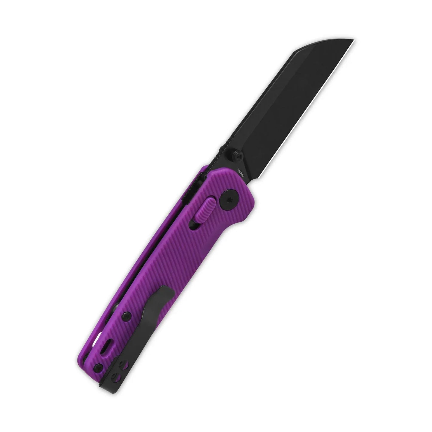 QSP Penguin 3.06" 14C28N Blade Purple FRN Handle QS130GL-E2
