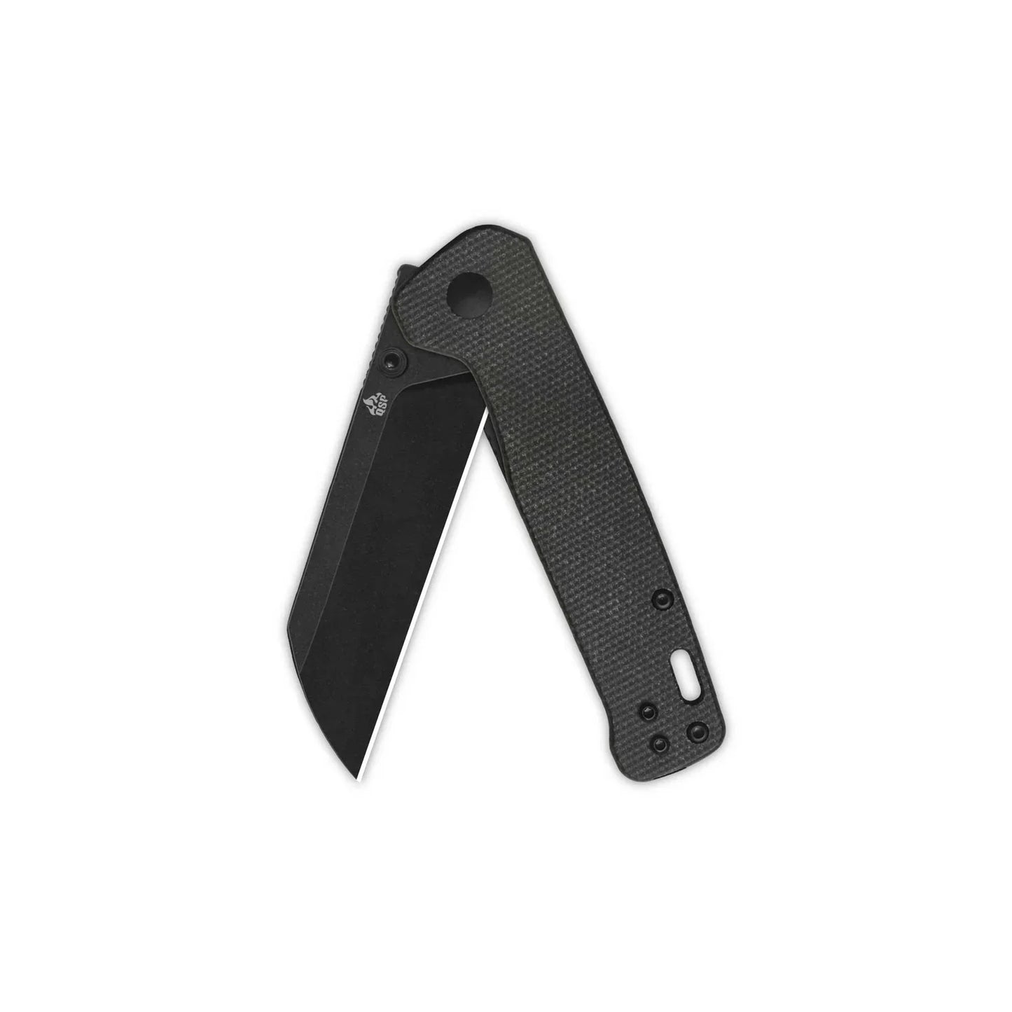 QSP Penguin V2 3.06" D2 blade Dark Brown Micarta handle QS130V2-A2