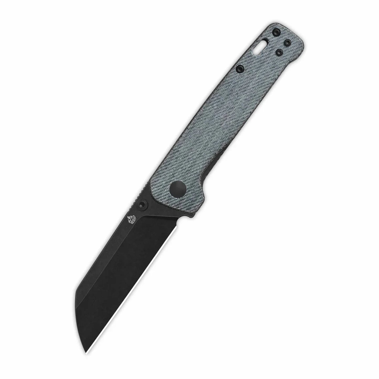 QSP Penguin V2 3.06" D2 blade Denim Micarta handle QS130V2-B2