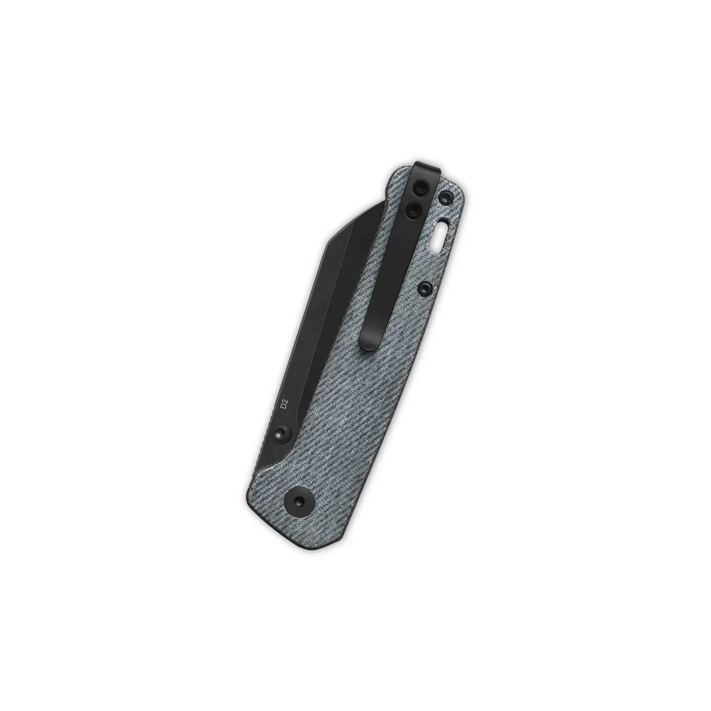 QSP Penguin V2 3.06" D2 blade Denim Micarta handle QS130V2-B2