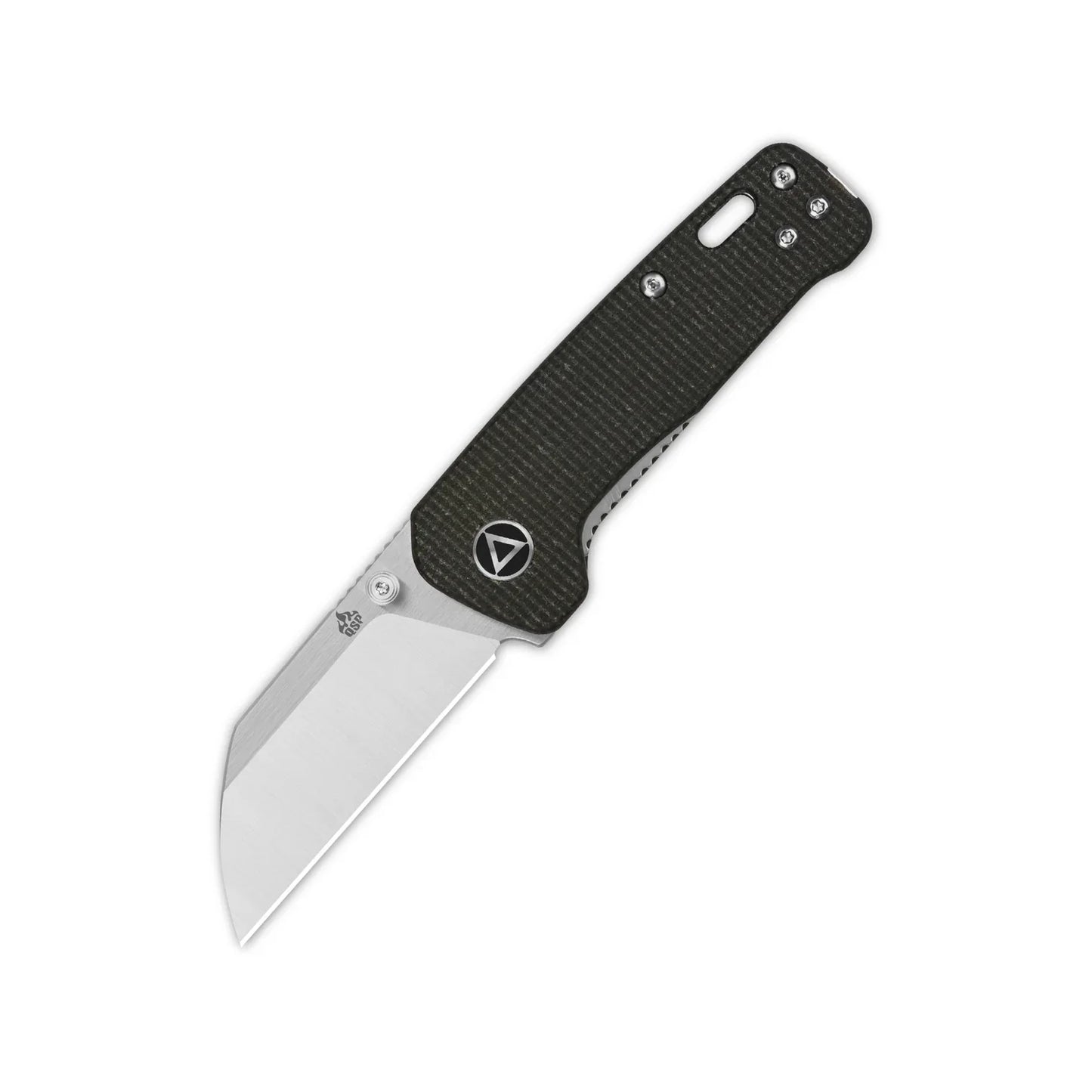QSP Penguin Mini 2.25" 14C28N,2 tone Satin finish Dark Brown Micarta QS130XS-A