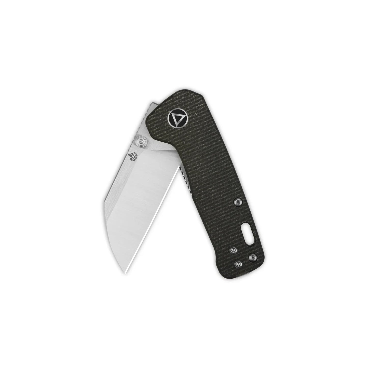 QSP Penguin Mini 2.25" 14C28N,2 tone Satin finish Dark Brown Micarta QS130XS-A