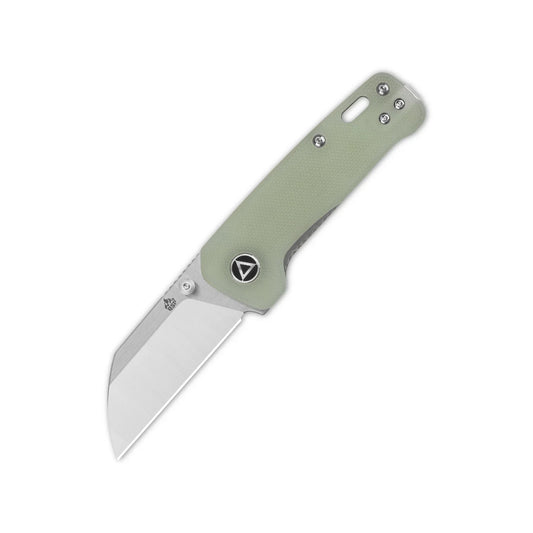 QSP Penguin Mini 2.25" 14C28N 2 Tone Satin Blade Jade G10 QS130XS-F1
