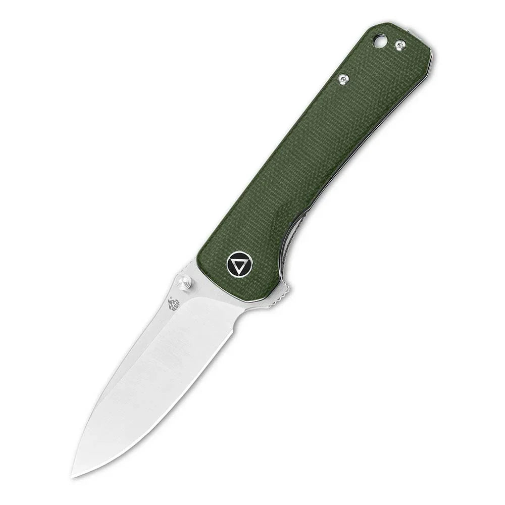 QSP Hawk 3.225"14C28N Green Micarta  QS131-H