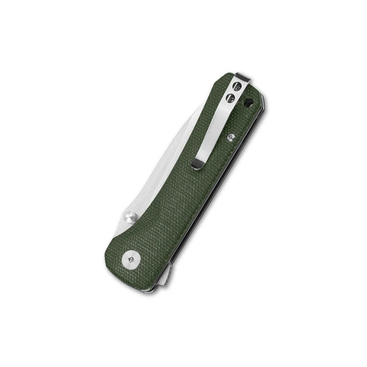 QSP Hawk 3.225"14C28N Green Micarta  QS131-H