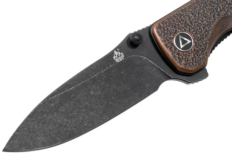 QSP Hawk 3.25" Sandvik 14C28N Copper Black QS131N