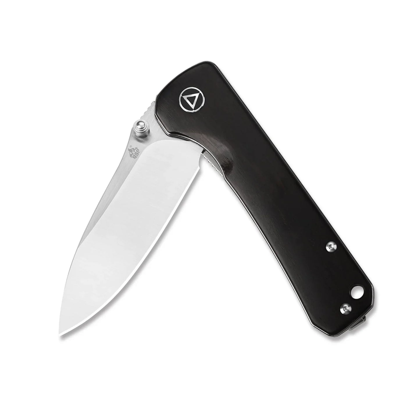 QSP Hawk 3.225" 14C28N Satin Blade Ebony wood QS131-P1