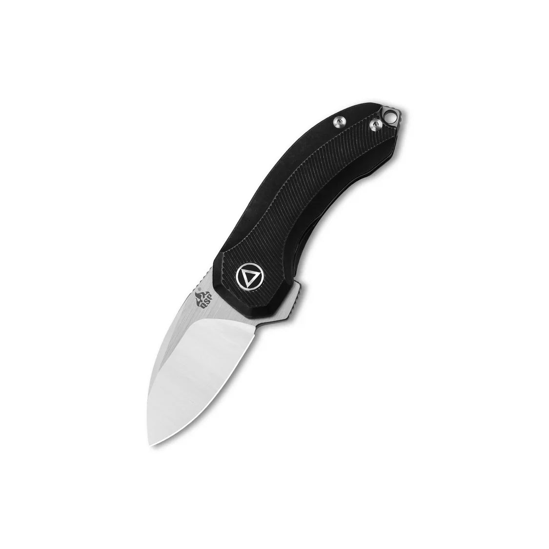 QSP Knife Hamster 2.00" S35VN, 2 tone satin finish Titanium QS138-B