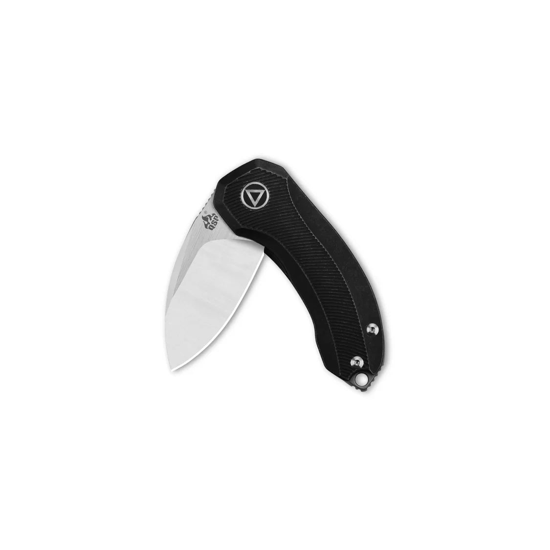QSP Knife Hamster 2.00" S35VN, 2 tone satin finish Titanium QS138-B