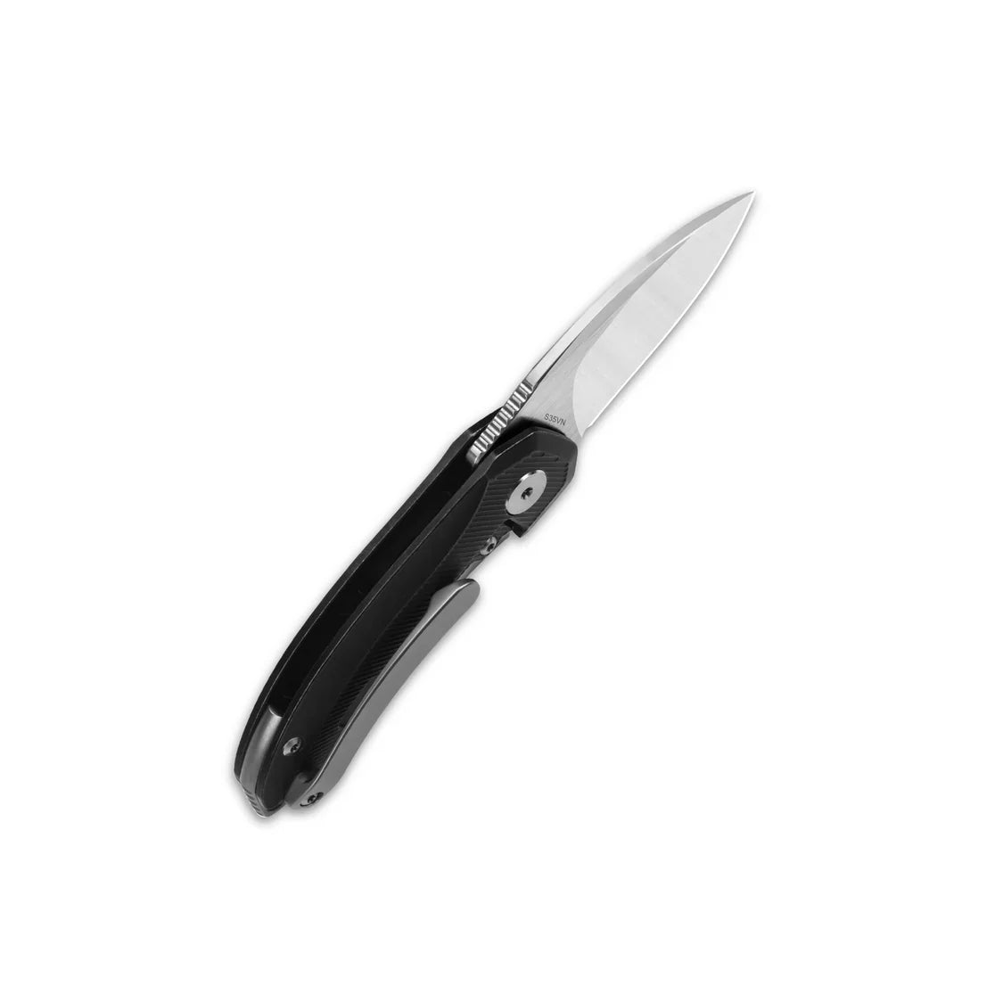 QSP Knife Hamster 2.00" S35VN, 2 tone satin finish Titanium QS138-B