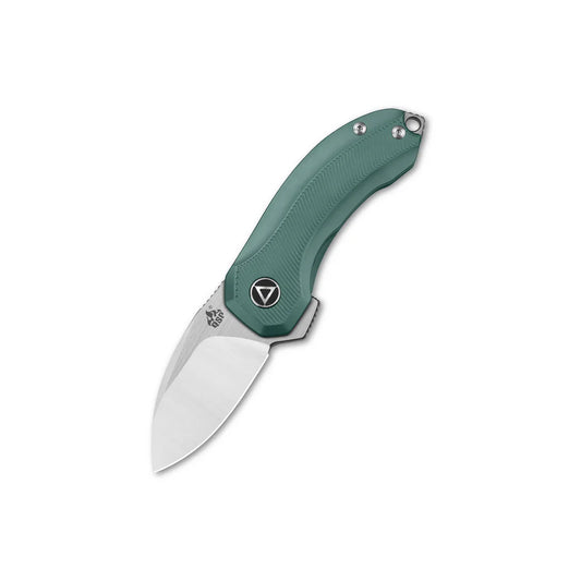 QSP Knife Hamster 2.00" S35VN, 2 tone satin finish Titanium QS138-C