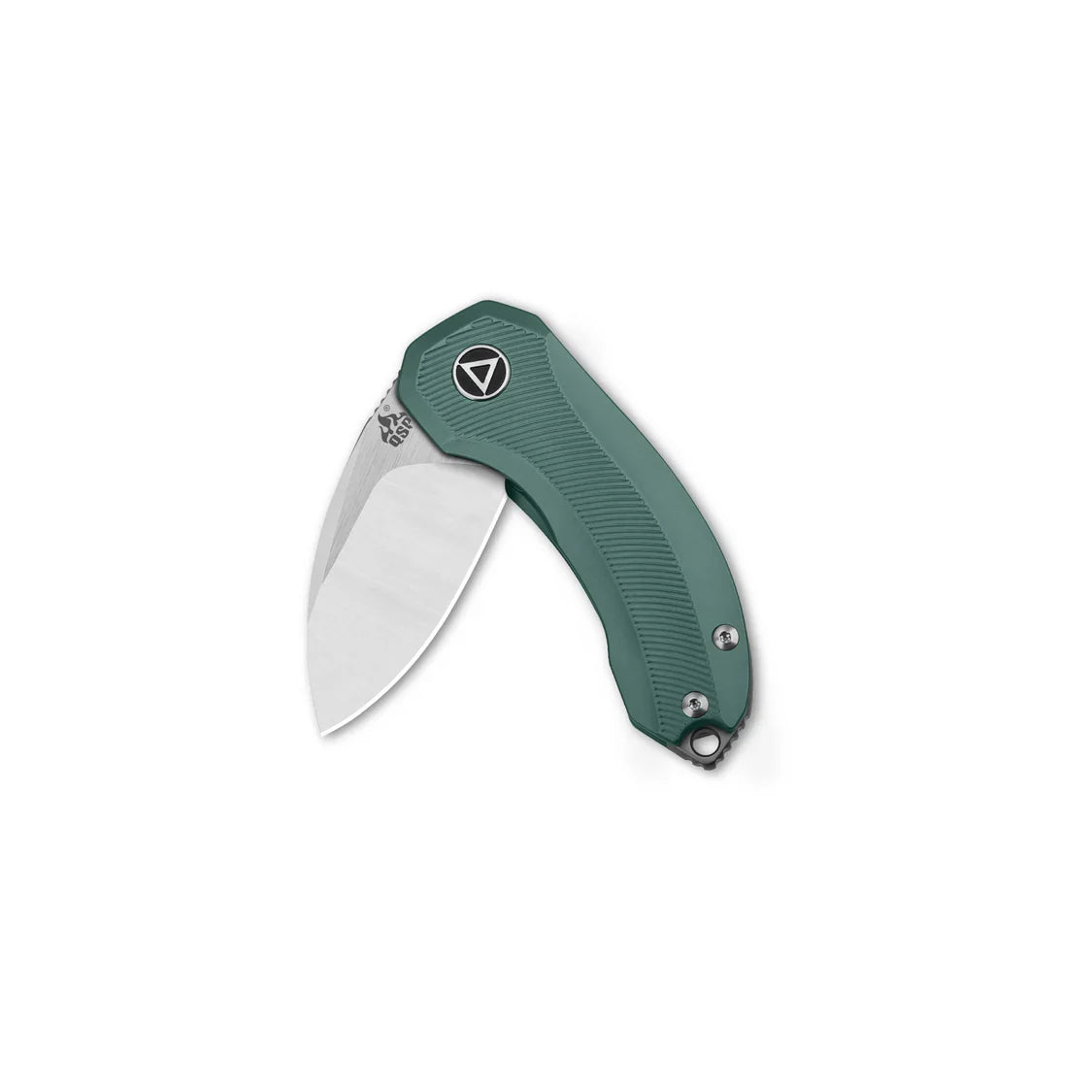 QSP Knife Hamster 2.00" S35VN, 2 tone satin finish Titanium QS138-C