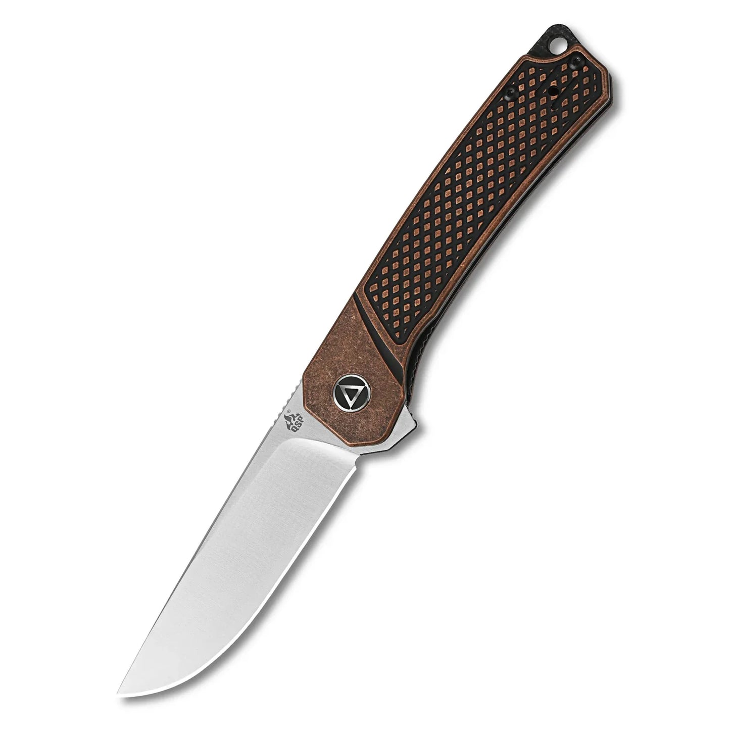 QSP Osprey 3.25" 14C28N Satin Blade Copper QS139-E1