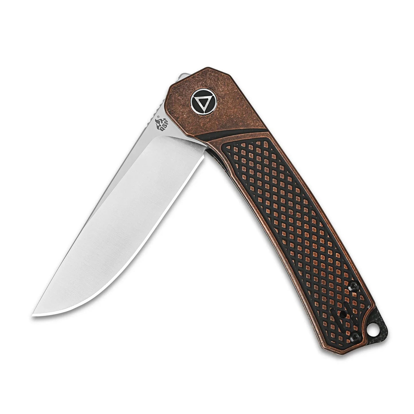 QSP Osprey 3.25" 14C28N Satin Blade Copper QS139-E1