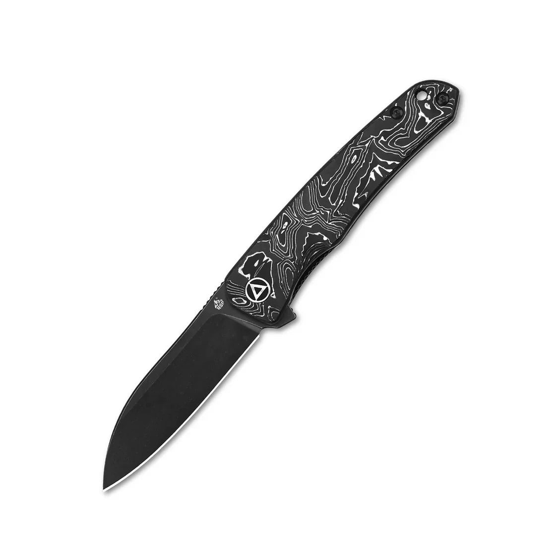 QSP Knife Otter 2.7" S35VN Aluminum Foil Carbon Fiber QS140-A2