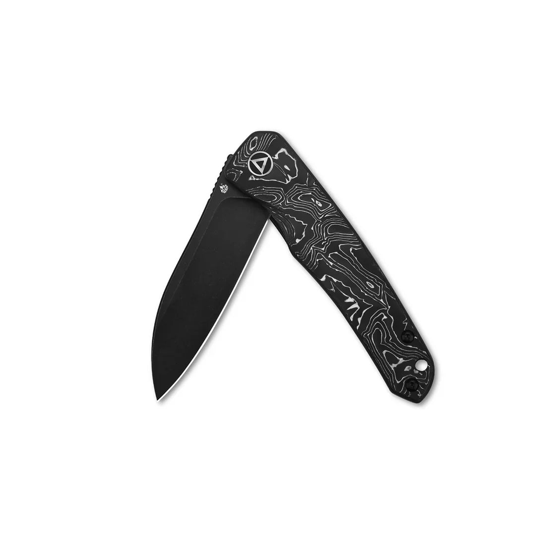 QSP Knife Otter 2.7" S35VN Aluminum Foil Carbon Fiber QS140-A2
