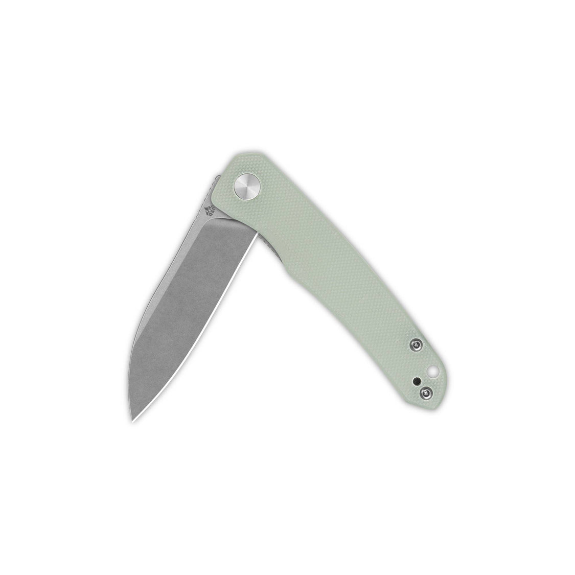 QSP Otter 2.7" 14C28N Stonewashed Blade Jade G10 Handle QS140-D1