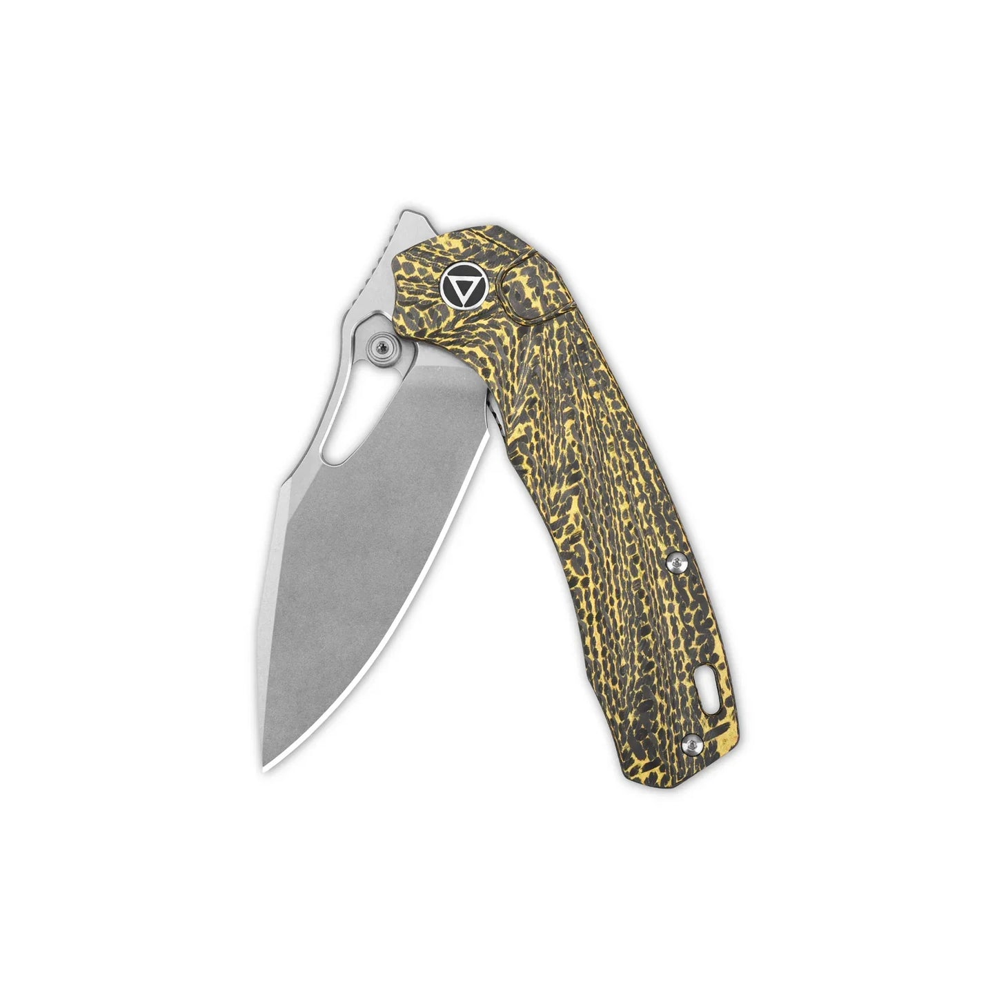 QSP Hornbill 3.25" S35VN Golden CF QS146-A1