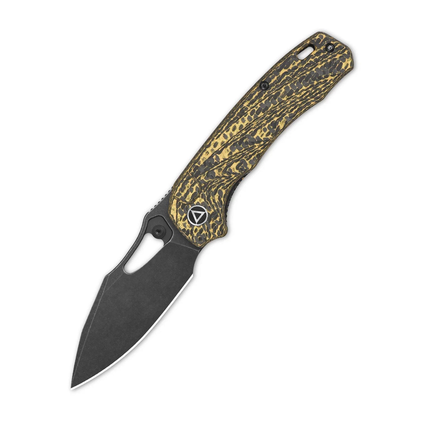 QSP Hornbill 3.25" S35VN Golden CF QS146-A1