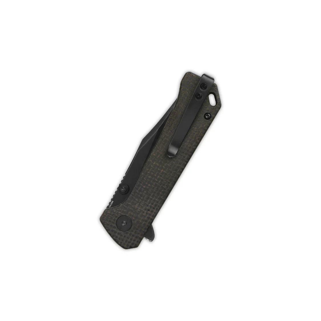QSP Knife Grebe 3.00'' 14C28N Dark Brown Micarta QS147-A2