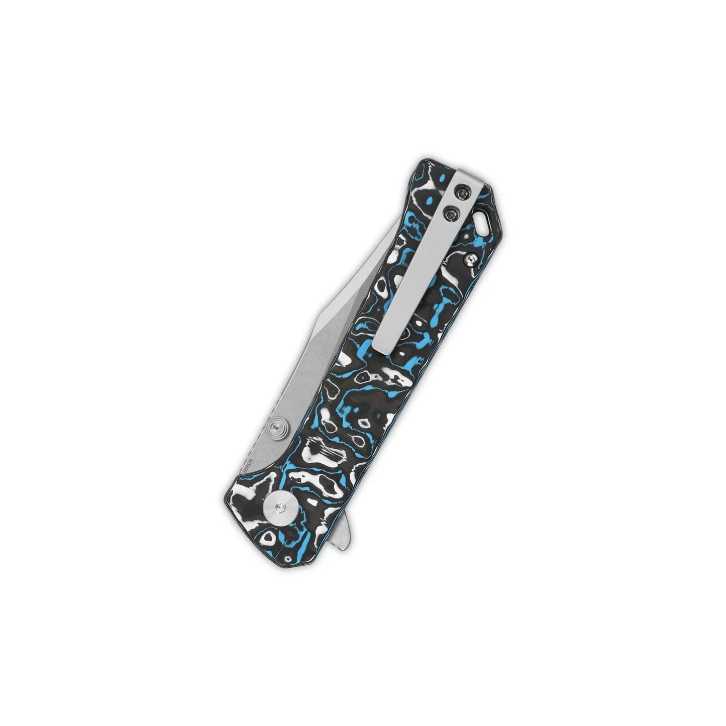 QSP Grebe 3.00" S35VN Blue camo CF QS147-H1