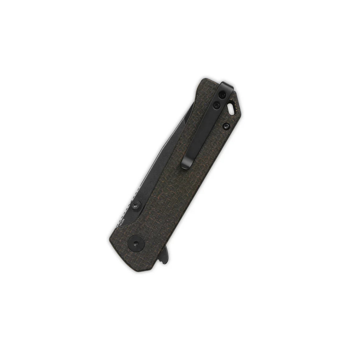 QSP Knife Grebe T 3.00'' 14C28N Dark Brown Micarta QS148-A2