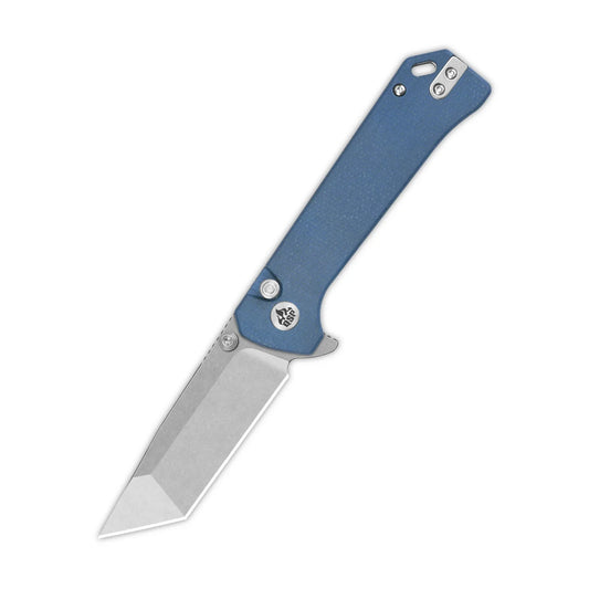 QSP Grebe T 3.00" 14C28N Blue Micarta QS148-B1