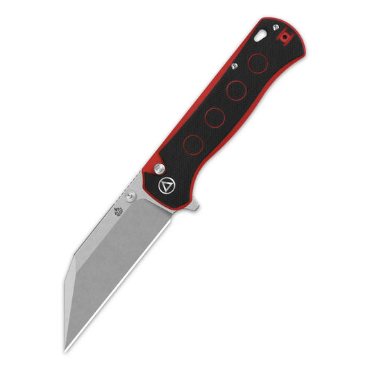 QSP Swordfish 3.625" 14C28N G10. Black/Red QS149-A1