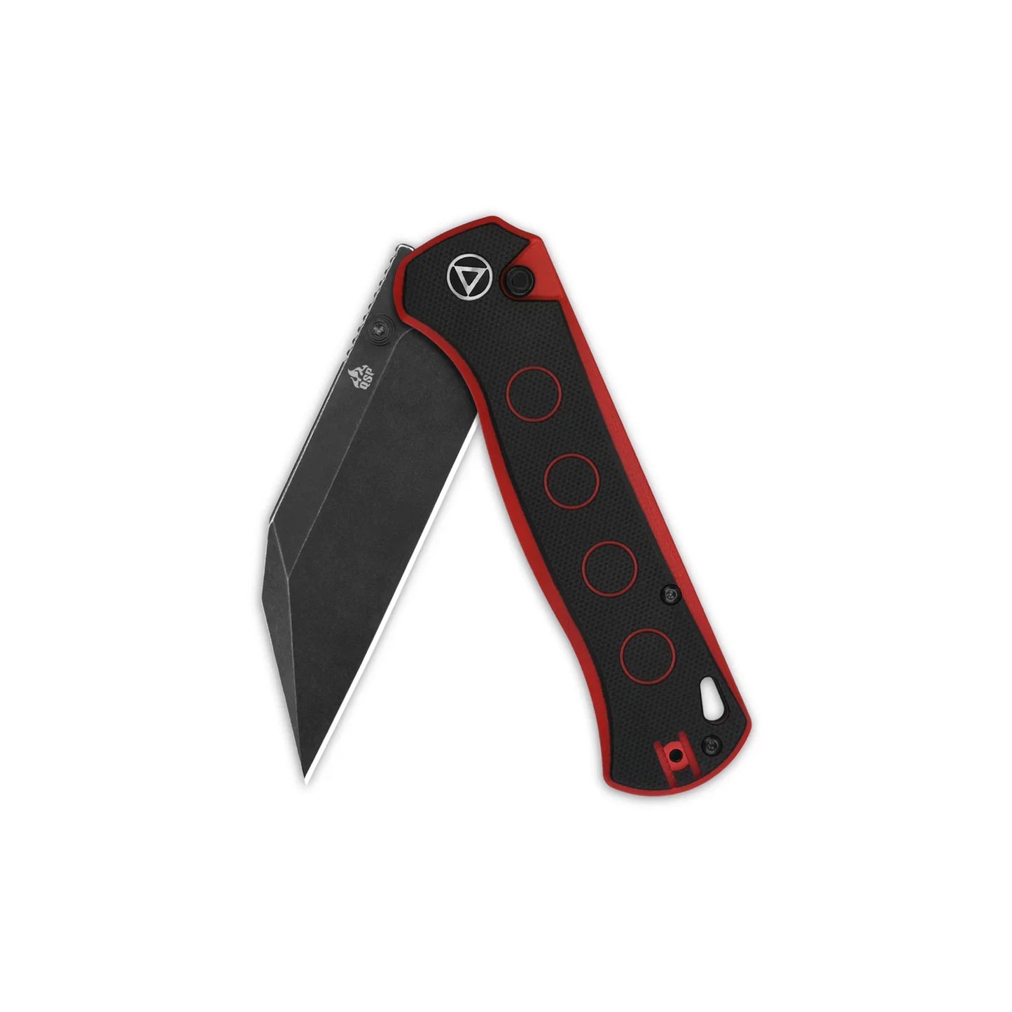 QSP Swordfish 3.625" 14C28N G10. Black/Red QS149-A1