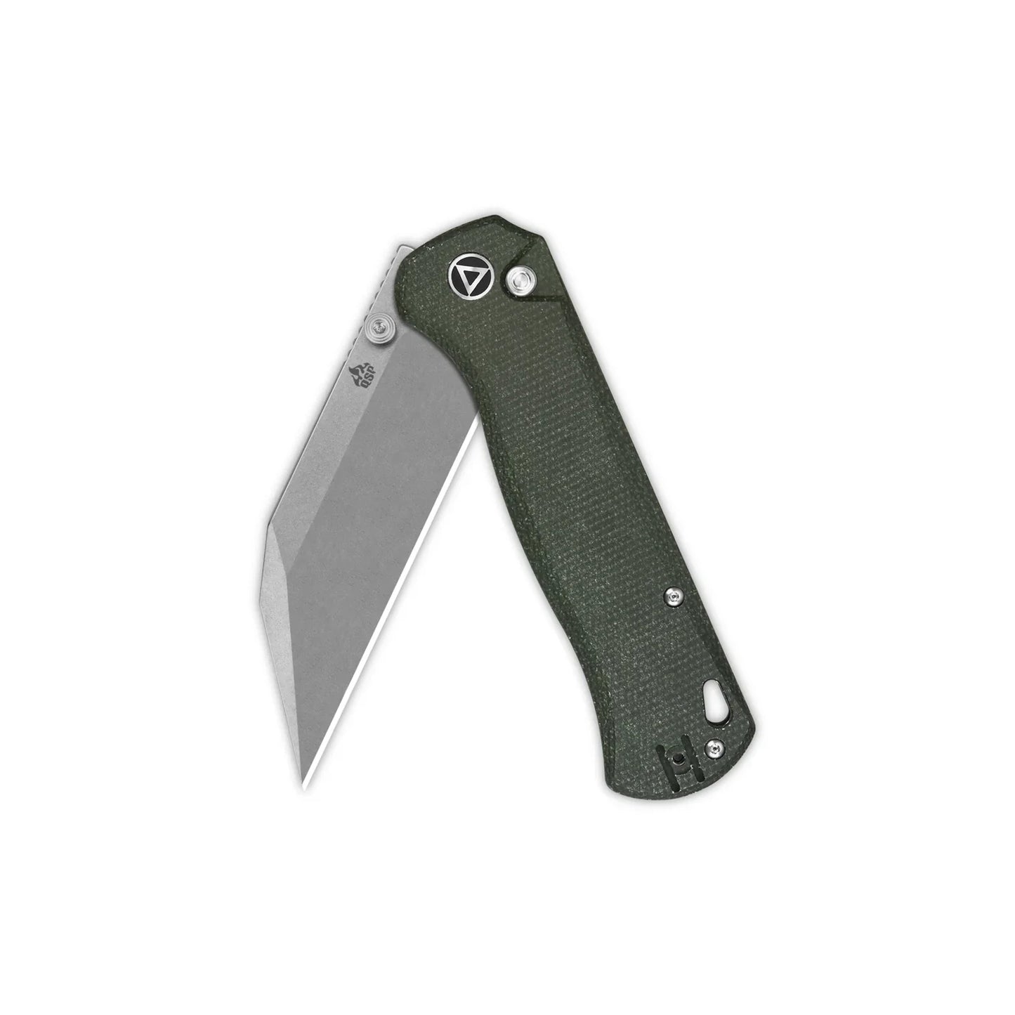 QSP Swordfish 3.625" 14C28N Green Micarta QS149-B1