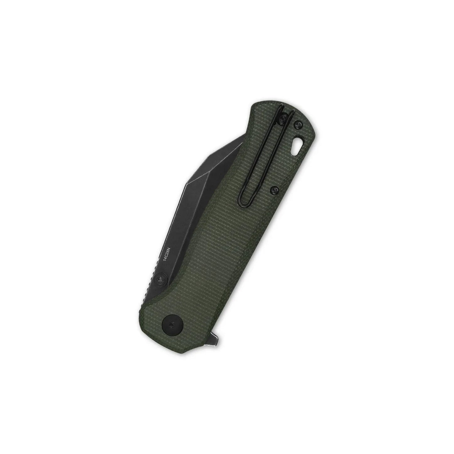 QSP Swordfish 3.625" 14C28N Green Micarta QS149-B1