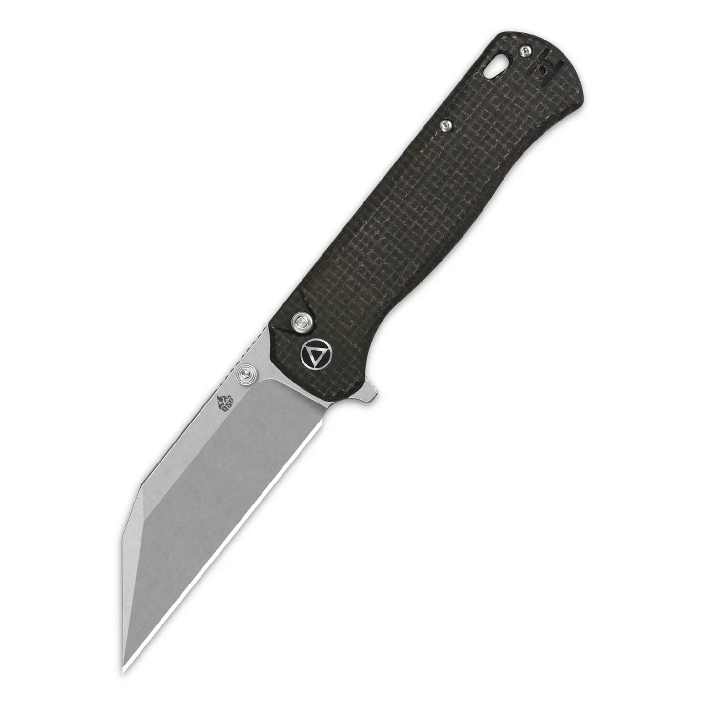 QSP Swordfish 3.625" 14C28N Dark Brown Micarta QS149-C1