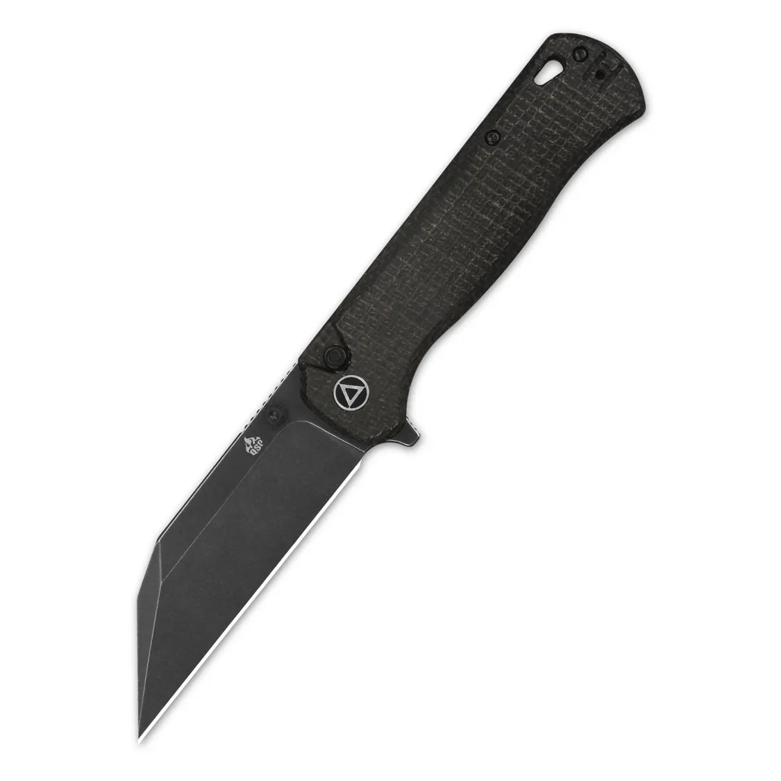 QSP Knife Swordfish 3.625'' 14C28N Dark Brown Micarta QS149-C2