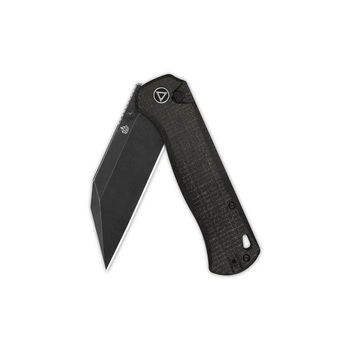QSP Knife Swordfish 3.625'' 14C28N Dark Brown Micarta QS149-C2