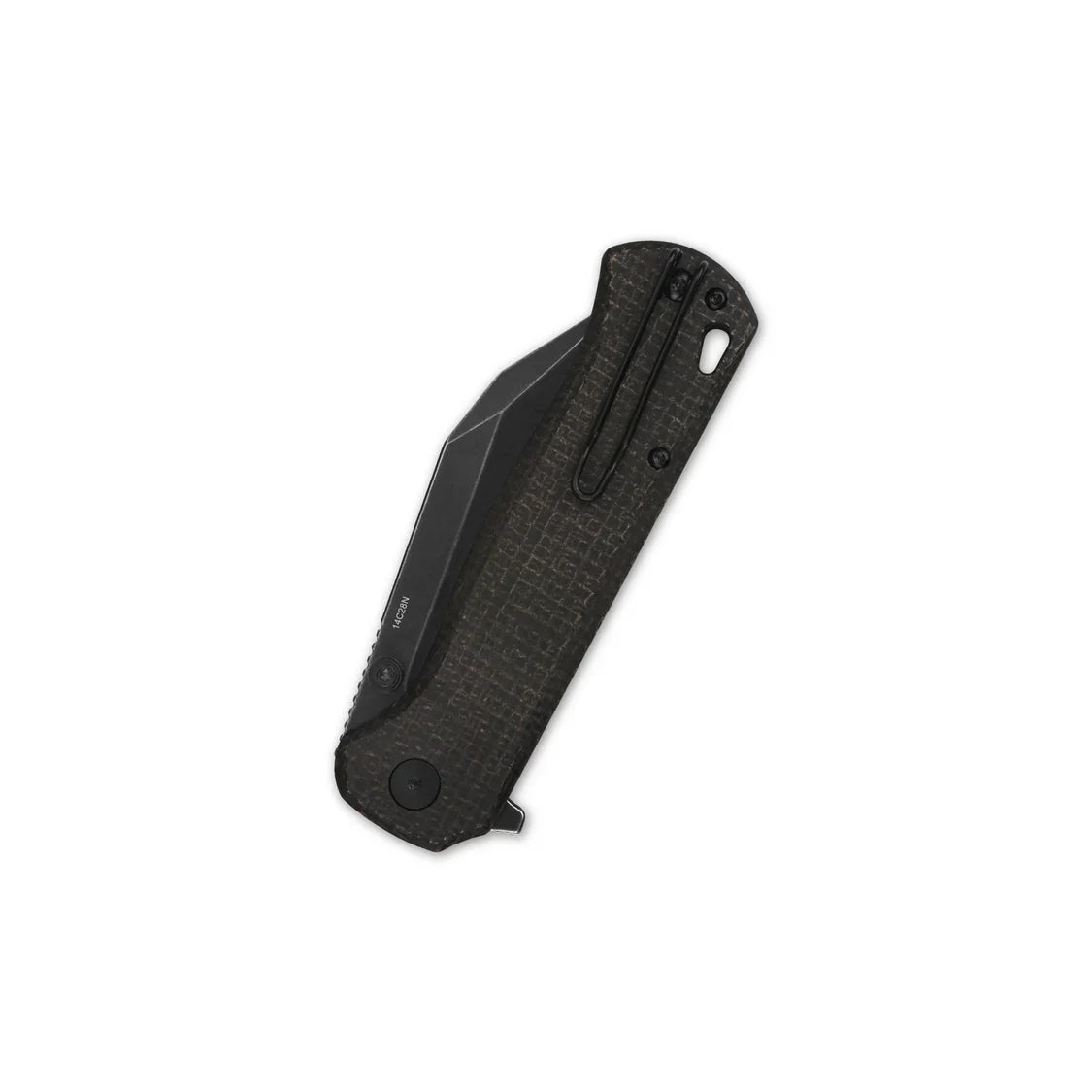 QSP Knife Swordfish 3.625'' 14C28N Dark Brown Micarta QS149-C2