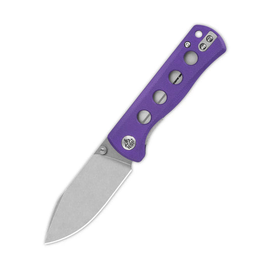QSP Canary Folder 2.84" 14C28N Purple G10 QS150-D1
