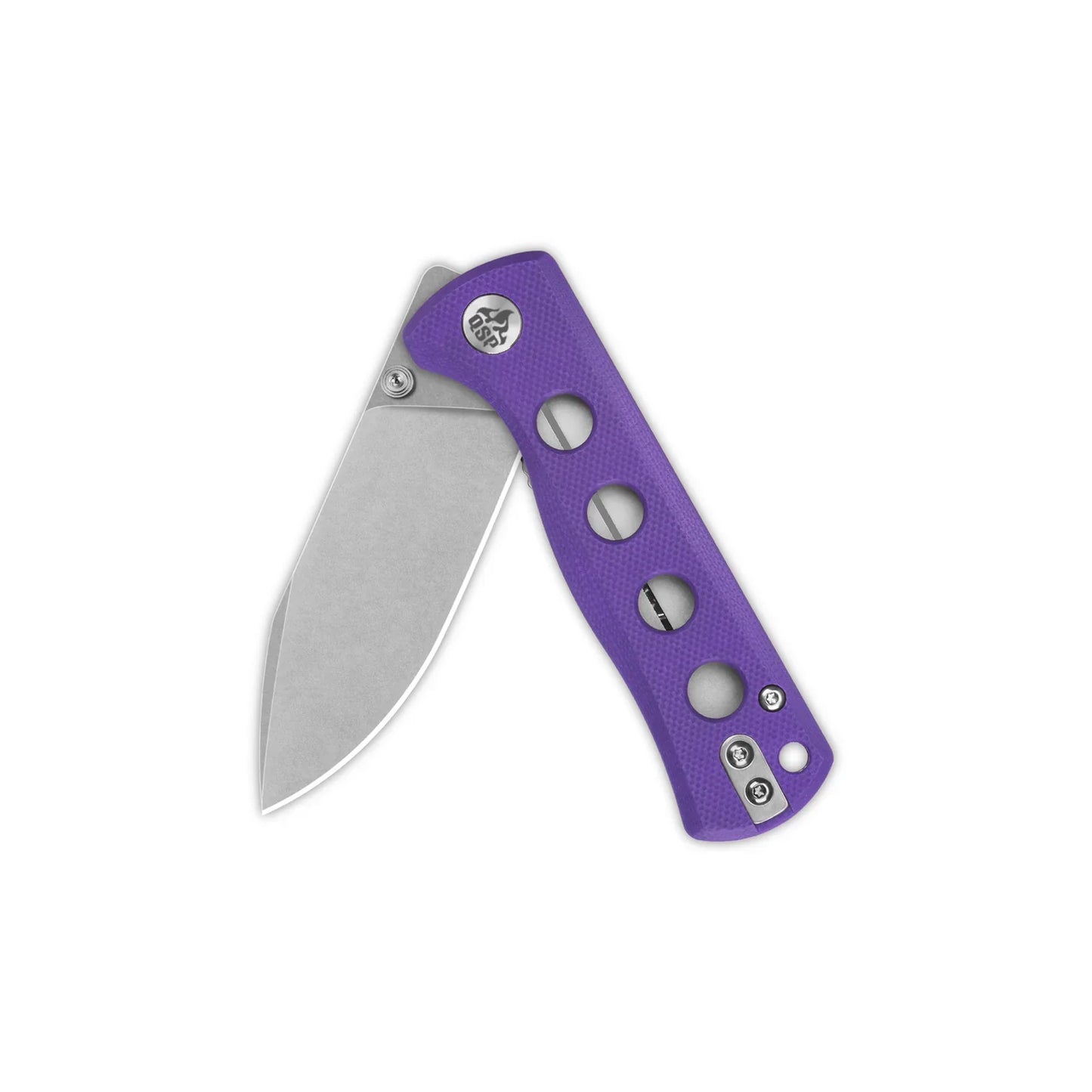 QSP Canary Folder 2.84" 14C28N Purple G10 QS150-D1