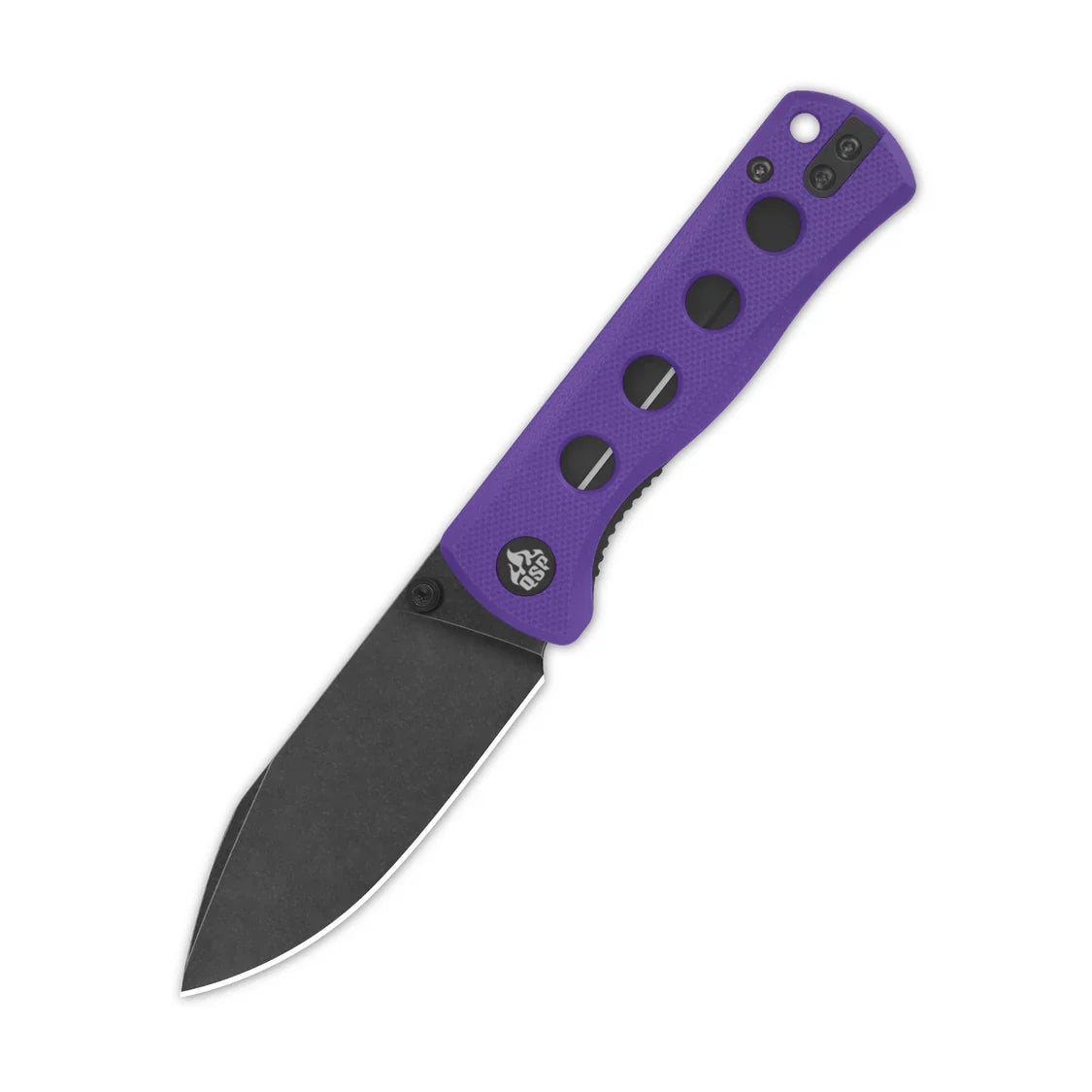 QSP Knife Canary folder 2.84'' 14C28N Purple G10 QS150-D2