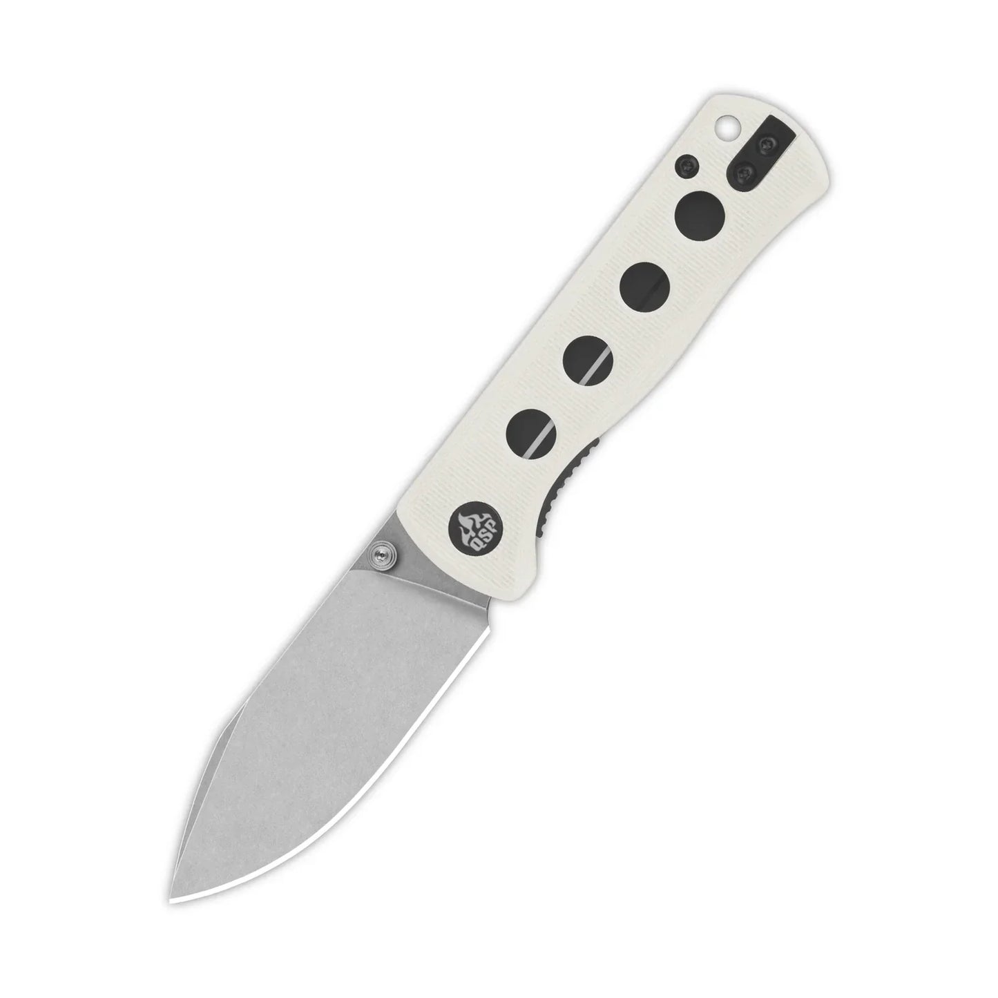 QSP Canary Folder 2.84" 14C28N White G10 QS150-G1