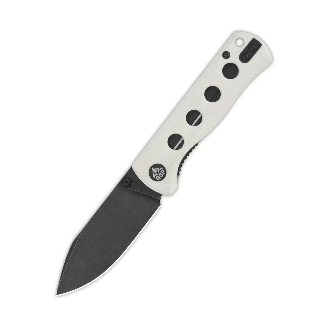 QSP Knife Canary folder 2.84'' 14C28N White G10 QS150-G2