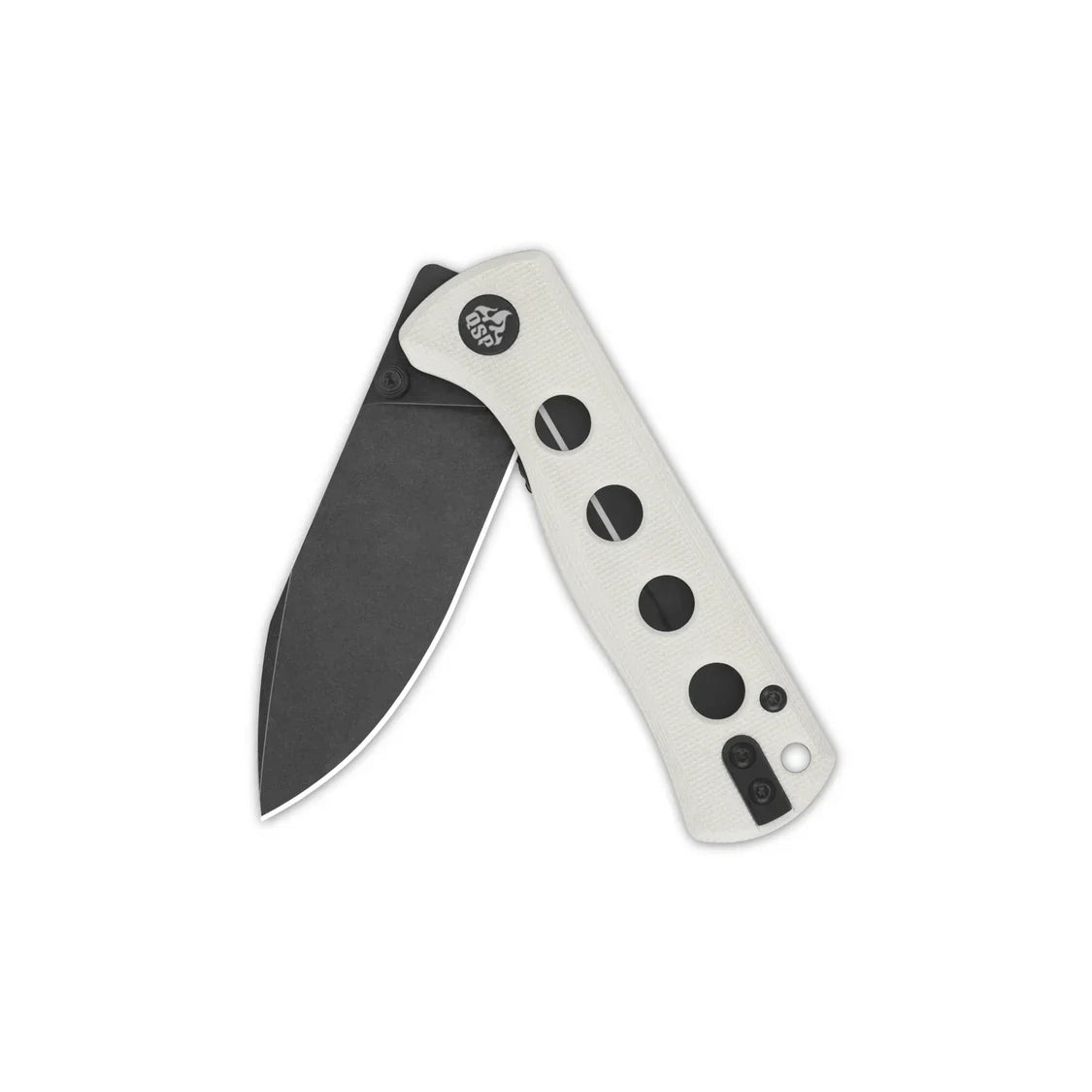 QSP Knife Canary folder 2.84'' 14C28N White G10 QS150-G2