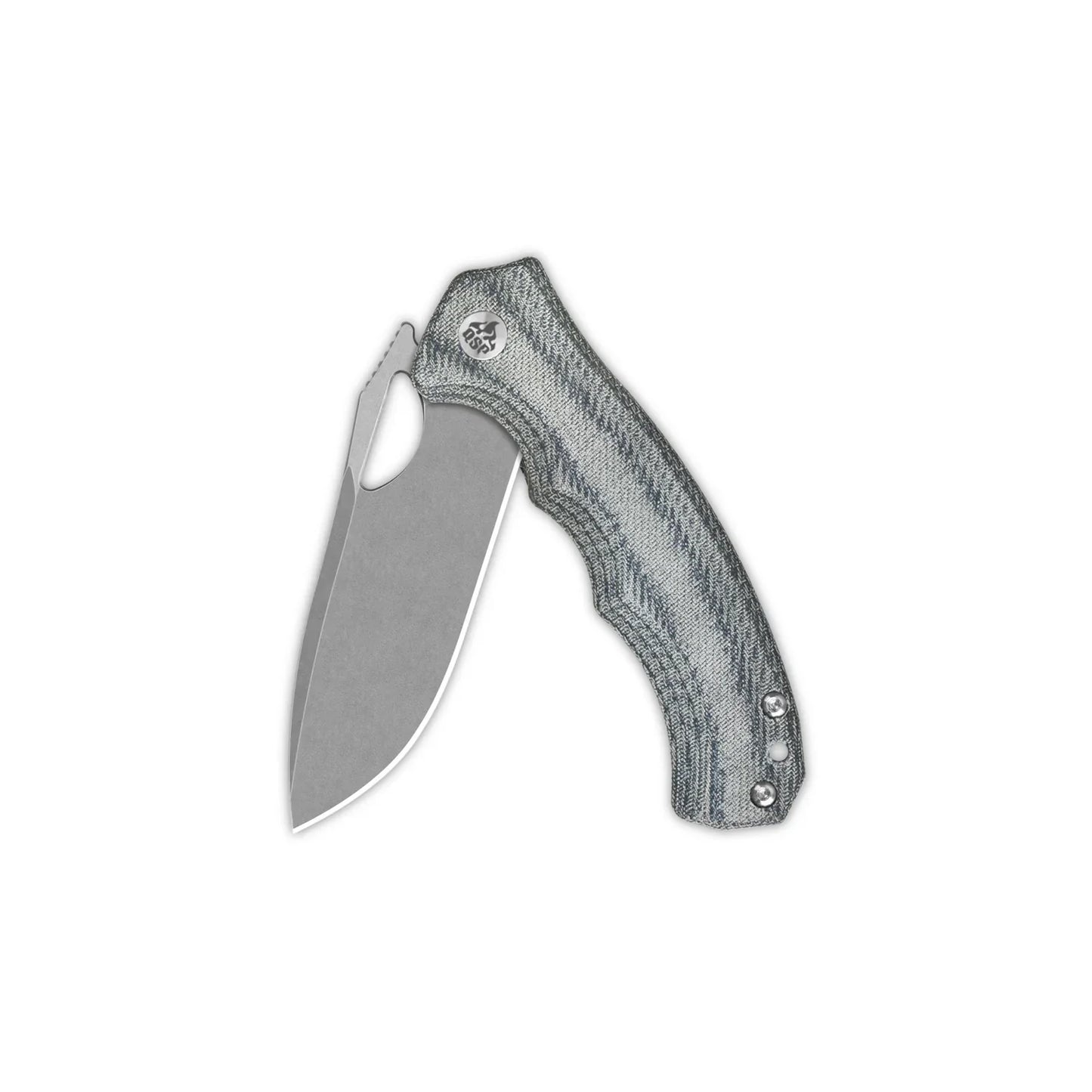 QSP Gorilla 3.375" 14C28N Denim Micarta QS153-B1