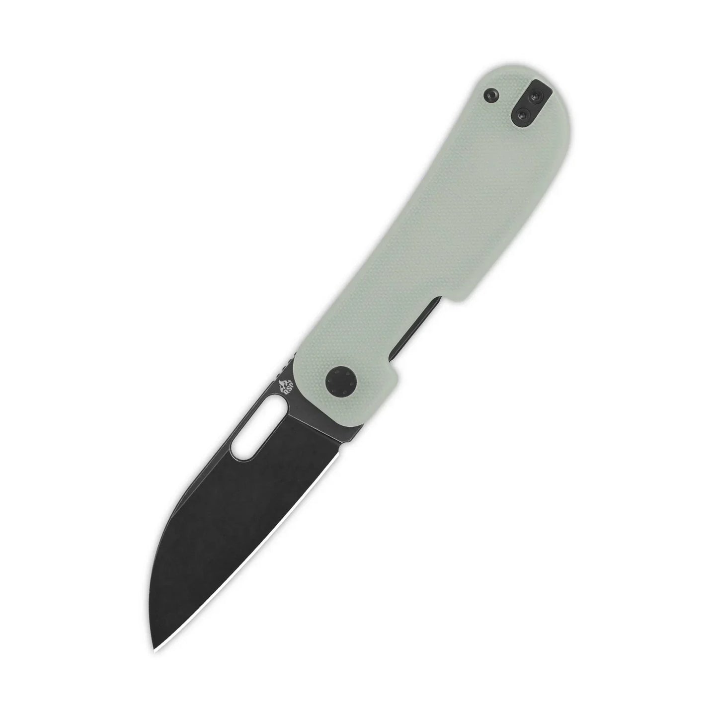 QSP Variant PE 3.00" 14C28N, black stonewashed Jade G10 QS154-B