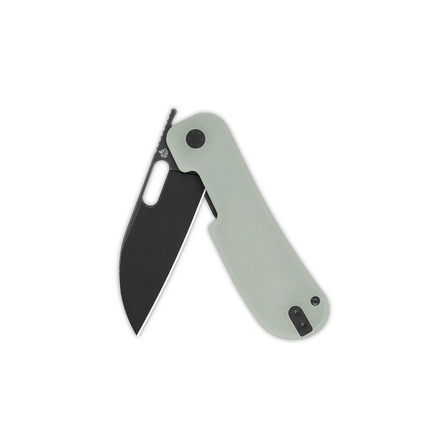 QSP Variant PE 3.00" 14C28N, black stonewashed Jade G10 QS154-B