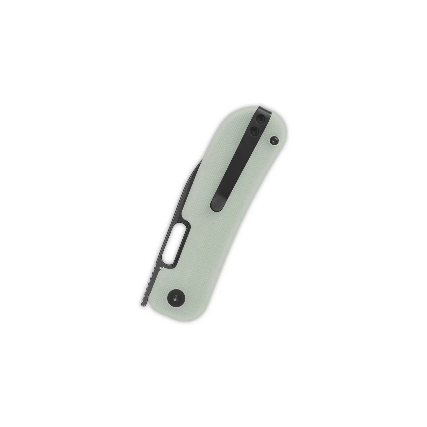 QSP Variant PE 3.00" 14C28N, black stonewashed Jade G10 QS154-B