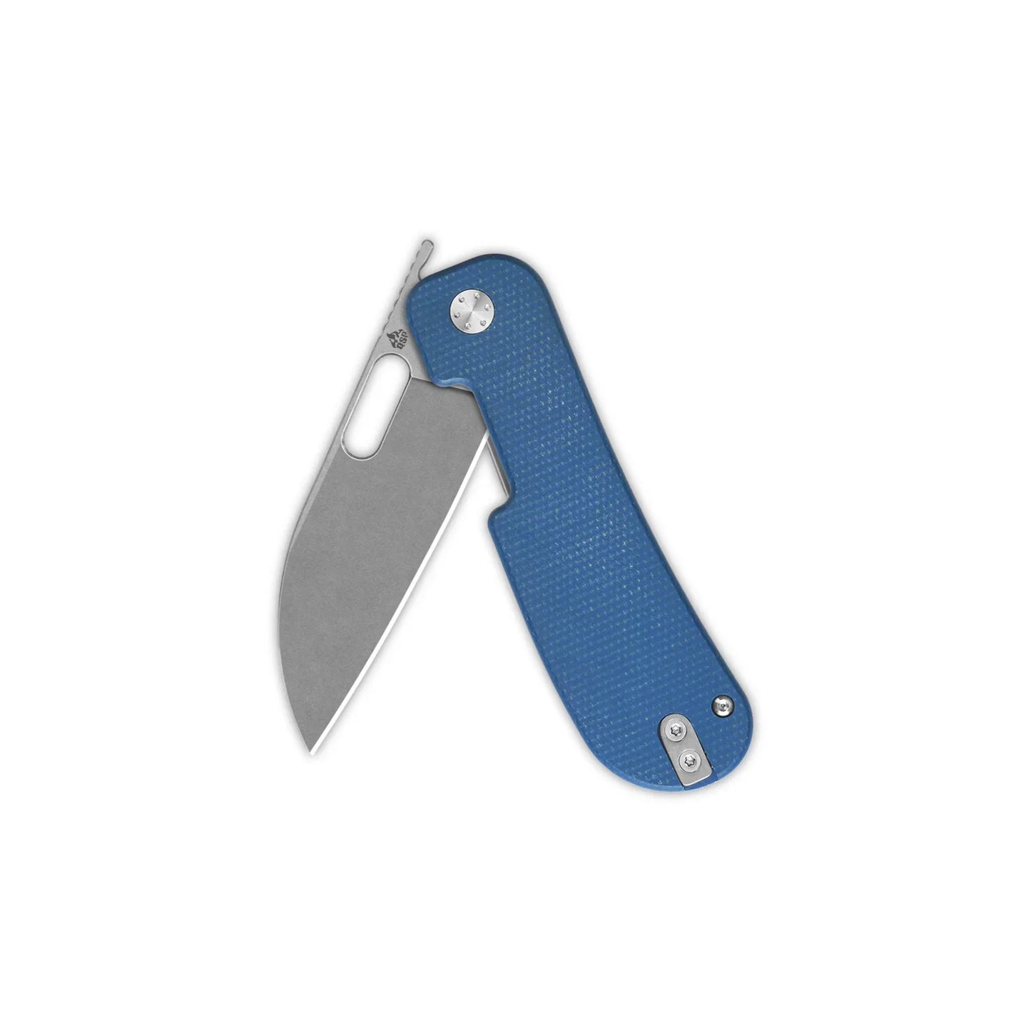 QSP Variant PE 3.00" 4C28N,stonewashed Blue Micarta QS154-C