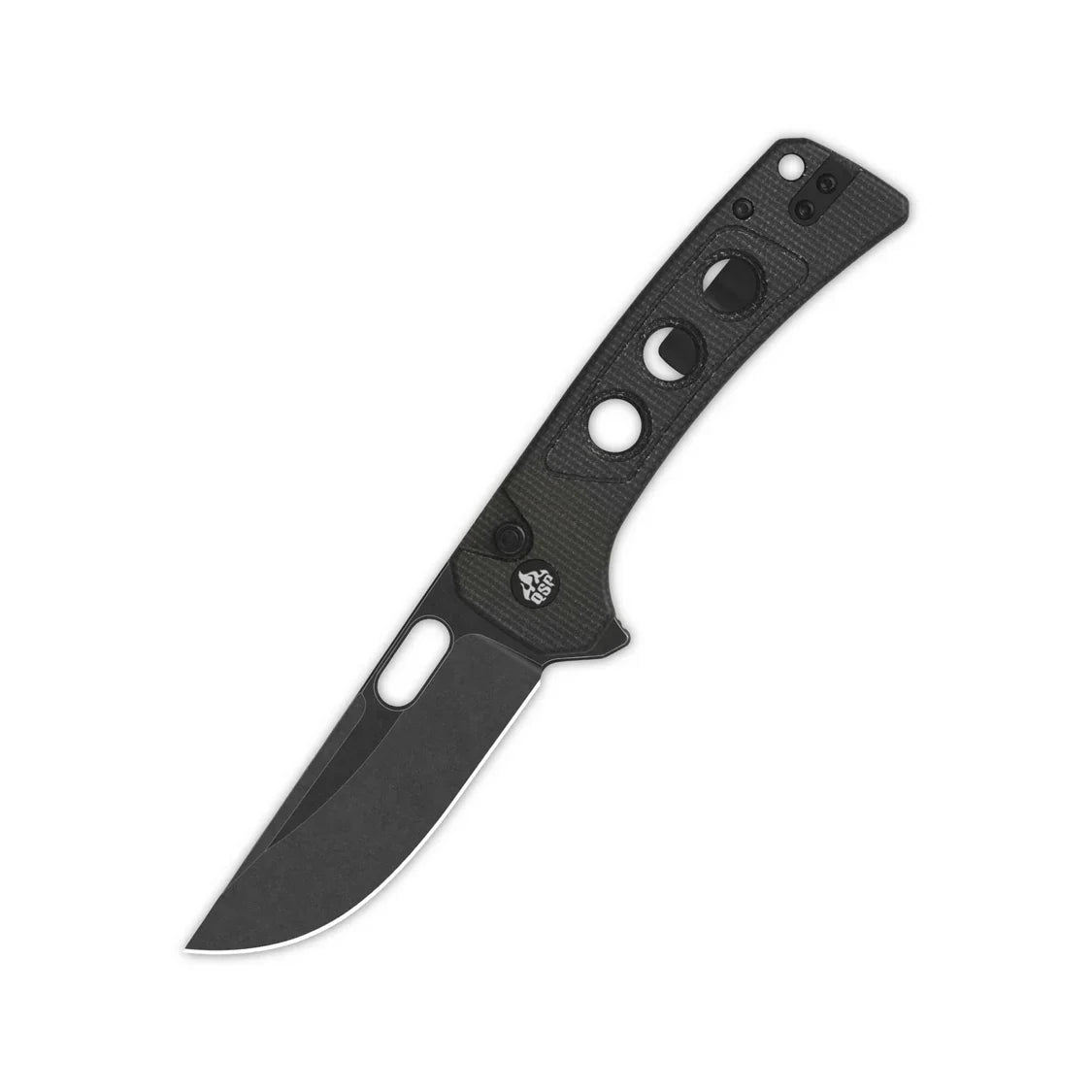 QSP Knife Unicorn 3.25'' 14C28N Dark Brown Micarta QS156-A2