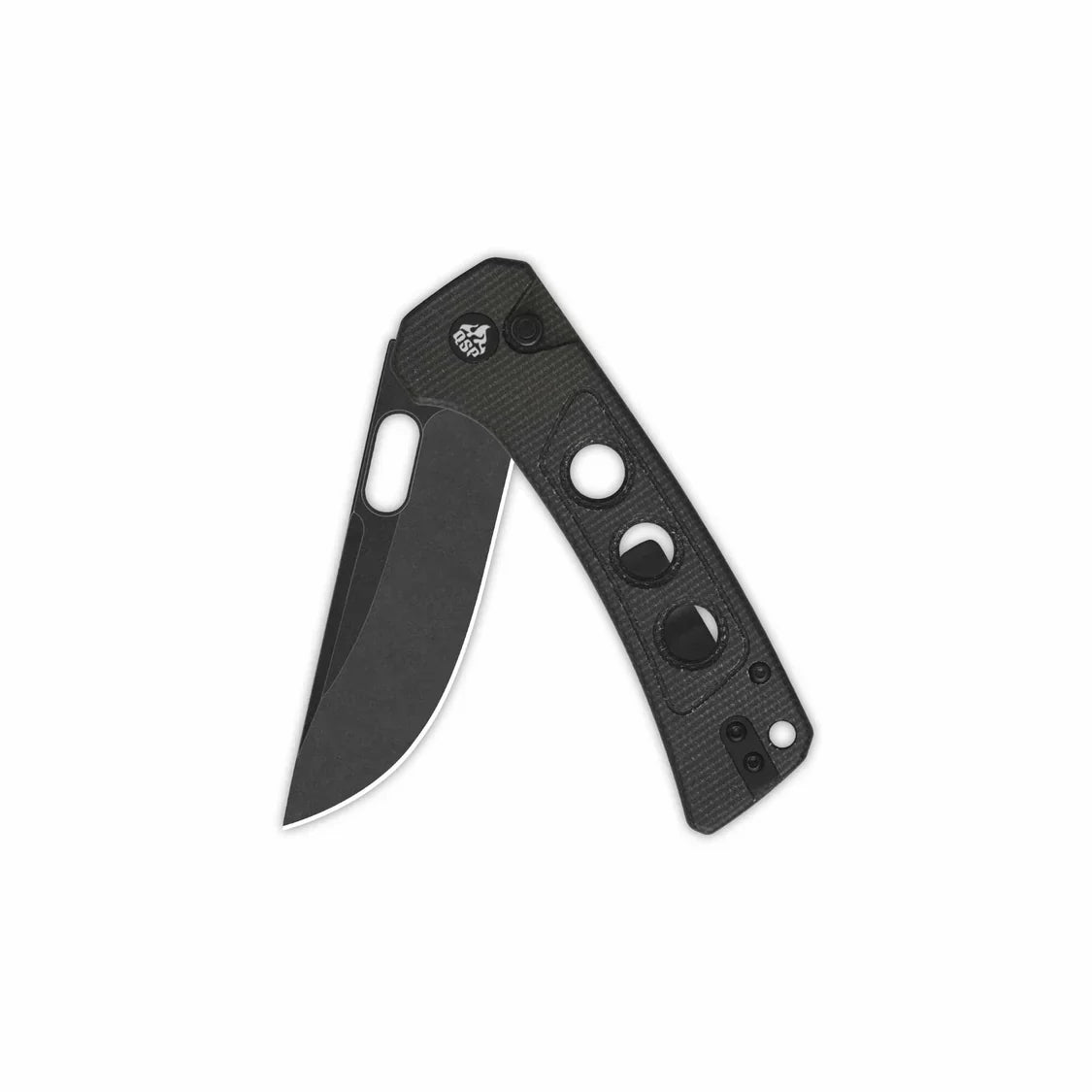 QSP Knife Unicorn 3.25'' 14C28N Dark Brown Micarta QS156-A2